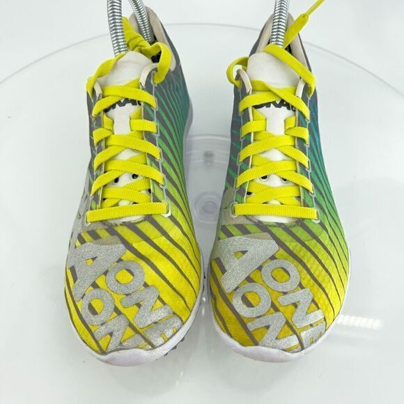 Hoka One One Speed Evo R Rio Women's 8 Shoes Running Track Yellow Green Silver - Picture 8 of 12